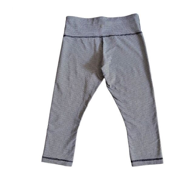 NEW Lululemon Wunder Under Crop Leggings Blue White Plaid High Waist 6 - Picture 4 of 7